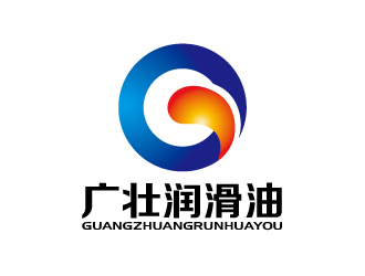 张俊的润滑油绿色负空间logo图标logo设计