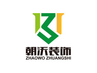 黄安悦的烟台朝沃装饰工程有限公司logo设计