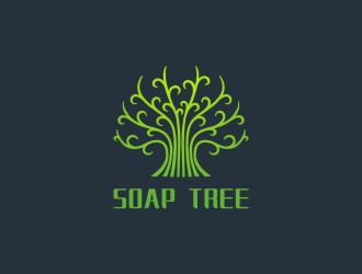 陈国伟的皂树洗涤产品商标logo设计