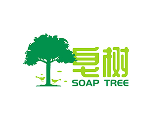潘乐的皂树洗涤产品商标logo设计