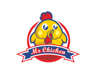何嘉健的Mr Chicken炸鸡商标logo设计