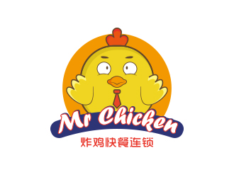 勇炎的Mr Chicken炸鸡商标logo设计