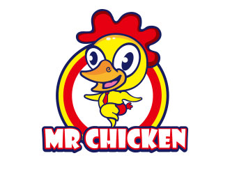 向正军的Mr Chicken炸鸡商标logo设计