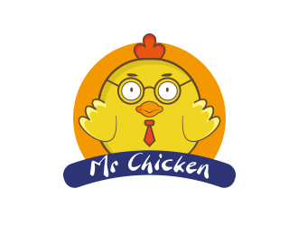 Mr Chicken炸鸡商标logo设计