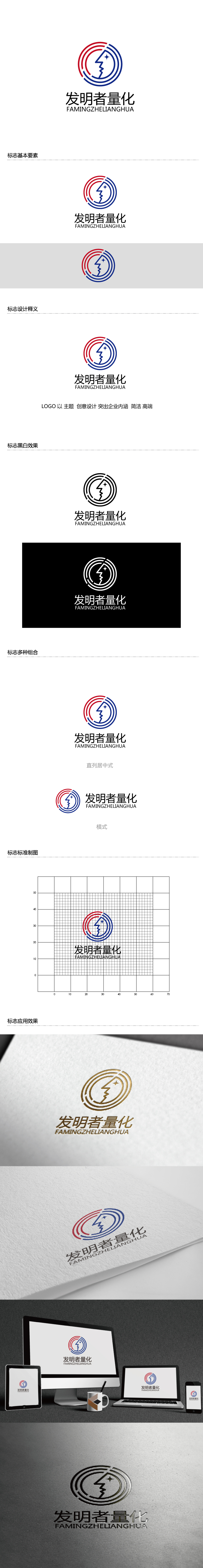张俊的发明者量化logo设计
