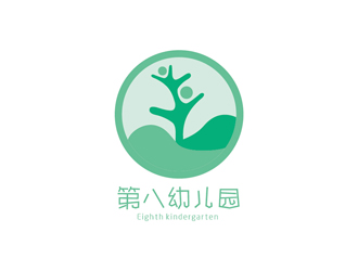 林晟广的盘州市第八幼儿园logo设计