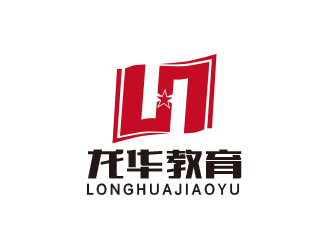 朱红娟的龙华教育培训学校logo设计