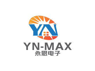 林思源的YN-MAX电子照明灯具logo设计