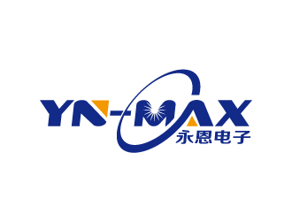张俊的YN-MAX电子照明灯具logo设计