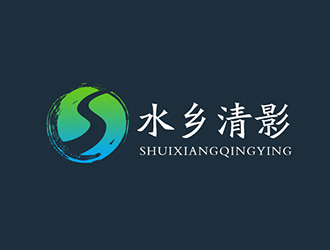 吴晓伟的水乡清影logo设计
