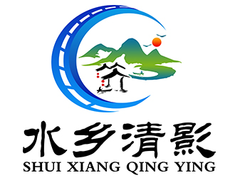 潘乐的水乡清影logo设计