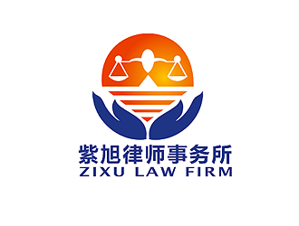 盛铭的河北紫旭律师事务所logo设计