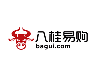 唐国强的八桂易购logo设计