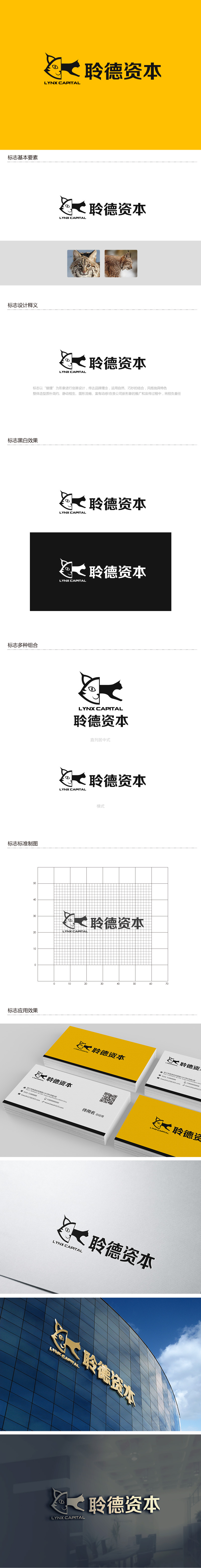 吴晓伟的聆德资本（lynx capital）logo设计