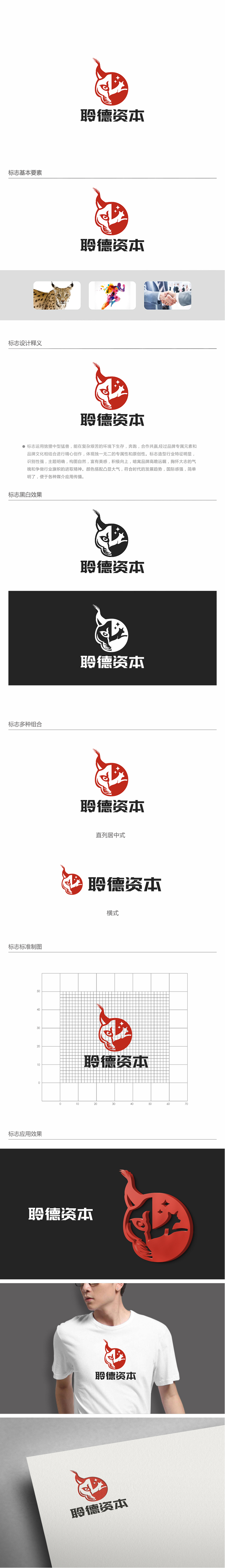 钟华的聆德资本（lynx capital）logo设计