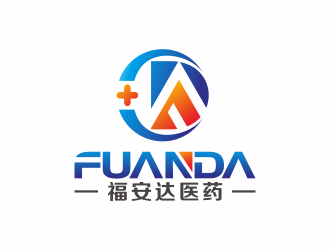 何嘉健的宁夏福安达医药有限公司logo设计