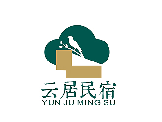 盛铭的云居民宿Logo设计logo设计