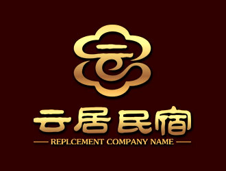 钟炬的云居民宿Logo设计logo设计