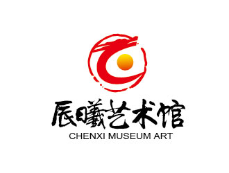 李贺的辰曦艺术馆标志设计logo设计
