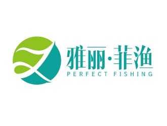 赵军的雅丽.菲渔服装类负空间商标logo设计