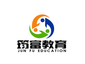朱兵的筠富教育Logo设计logo设计