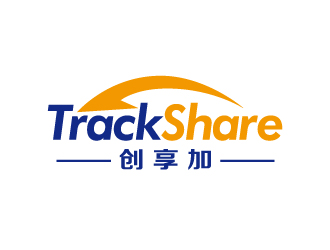 张俊的TrackShare创享加车载定位产品商标logo设计