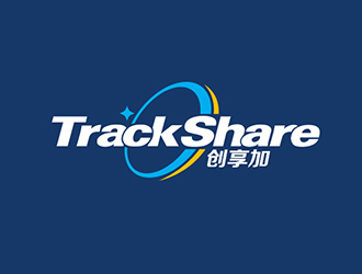 吴晓伟的TrackShare创享加车载定位产品商标logo设计