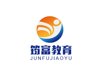 朱红娟的筠富教育Logo设计logo设计