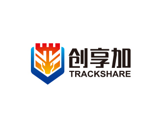 黄安悦的TrackShare创享加车载定位产品商标logo设计