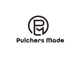 朱红娟的Pulchers Made英文线条日用品品牌logologo设计