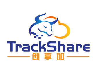 晓熹的TrackShare创享加车载定位产品商标logo设计