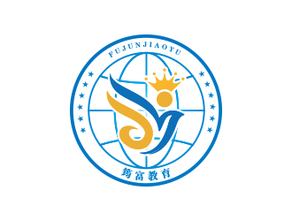 孙金泽的筠富教育Logo设计logo设计