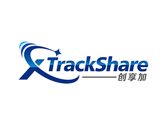 潘乐的TrackShare创享加车载定位产品商标logo设计