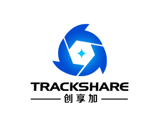 余亮亮的TrackShare创享加车载定位产品商标logo设计