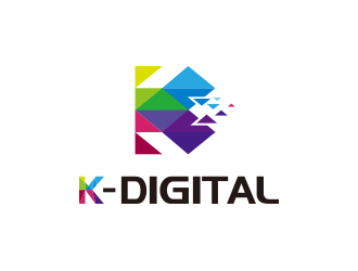 黄安悦的K digital人气数码专卖店logologo设计