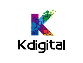 张俊的K digital人气数码专卖店logologo设计