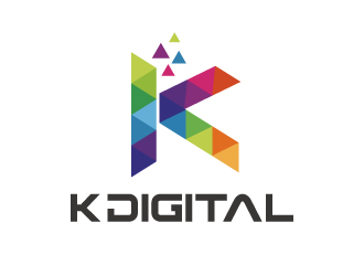 张俊的K digital人气数码专卖店logologo设计
