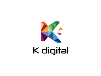 张晓明的K digital人气数码专卖店logologo设计