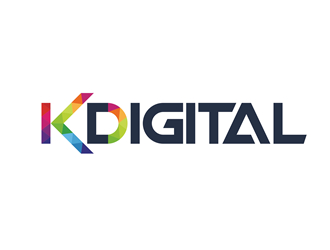 唐国强的K digital人气数码专卖店logologo设计