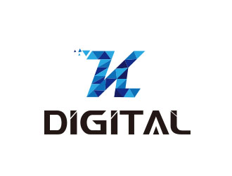 朱红娟的K digital人气数码专卖店logologo设计