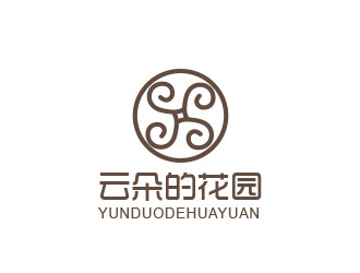 朱红娟的云朵的花园logo设计