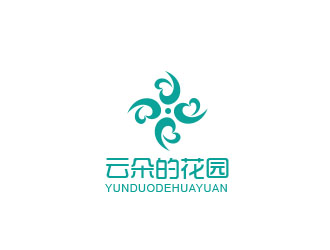 朱红娟的云朵的花园logo设计