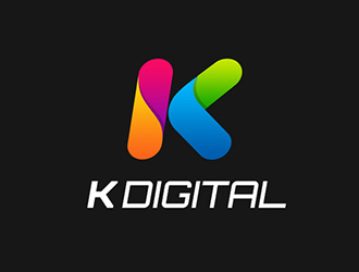 吴晓伟的K digital人气数码专卖店logologo设计