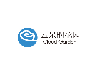 高明奇的云朵的花园logo设计