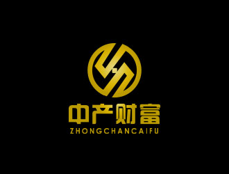 朱红娟的中产财富logo设计