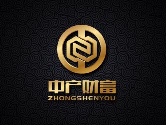 郭庆忠的中产财富logo设计