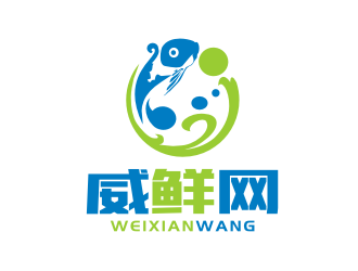 姜彦海的威鲜网生鲜类网站logologo设计