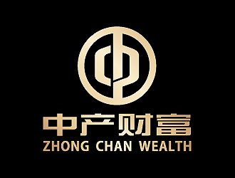 彭波的中产财富logo设计