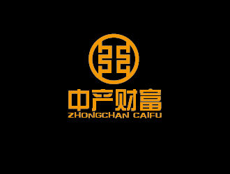 曾万勇的中产财富logo设计