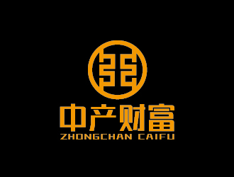 中产财富logo设计